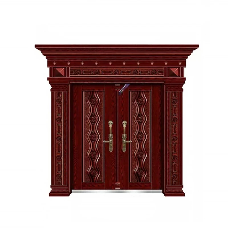 Professional Top Ranking Customizable Aluminum Door Modern Entrance Exterior Doors For Houses 5