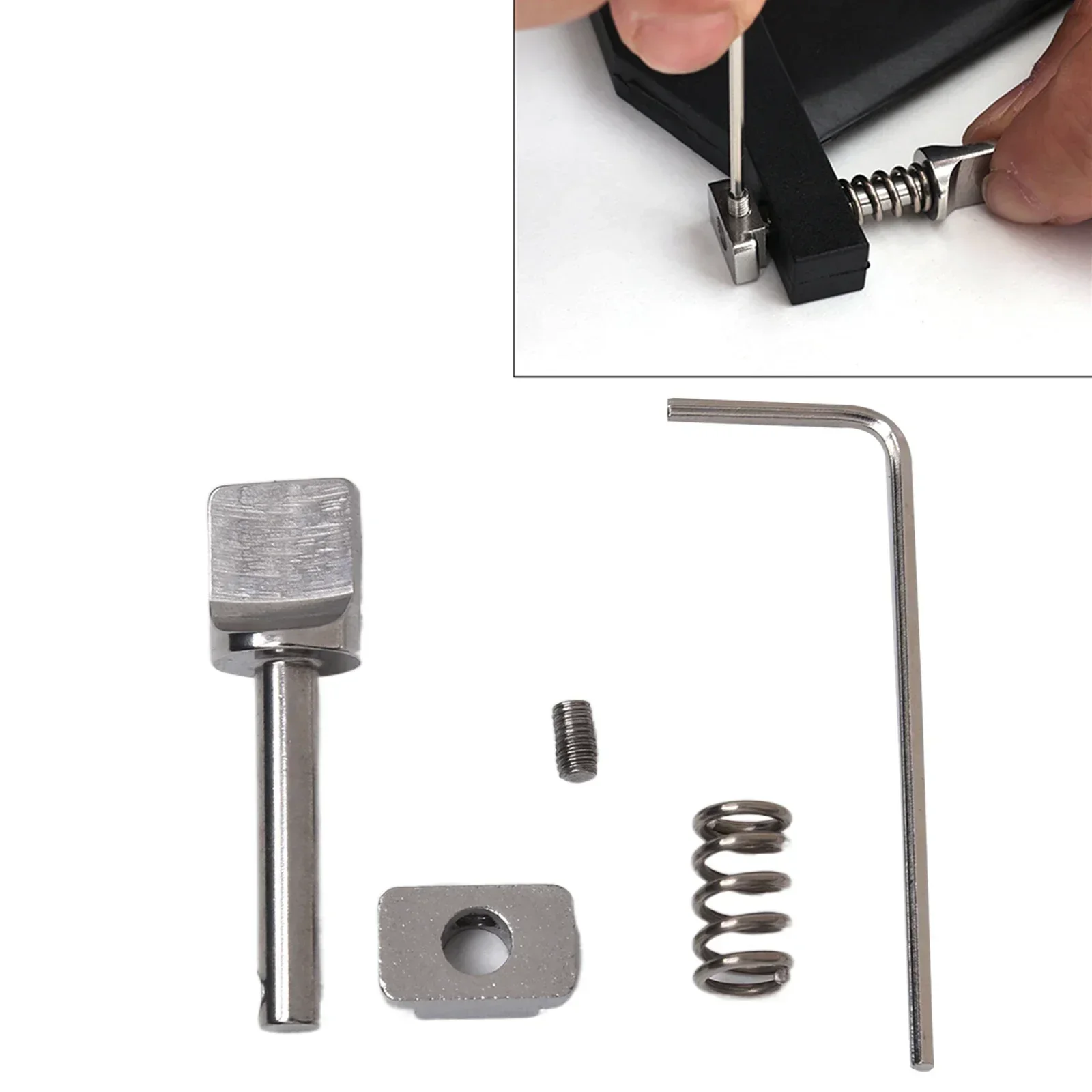 Longboard Surfboard Fin Screw Kit Stainless Steel Quick Snap Screw And Plate Replacement Inflatable Surfboard Accessories Parts