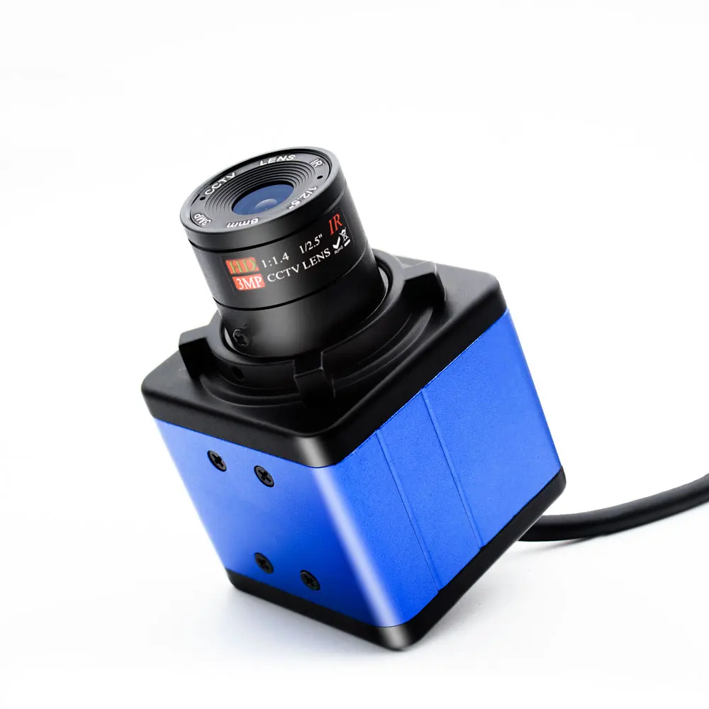 Global Shutter USB Camera 1080P 90FPS Industrial Metal Box With Fixed Focal Lens