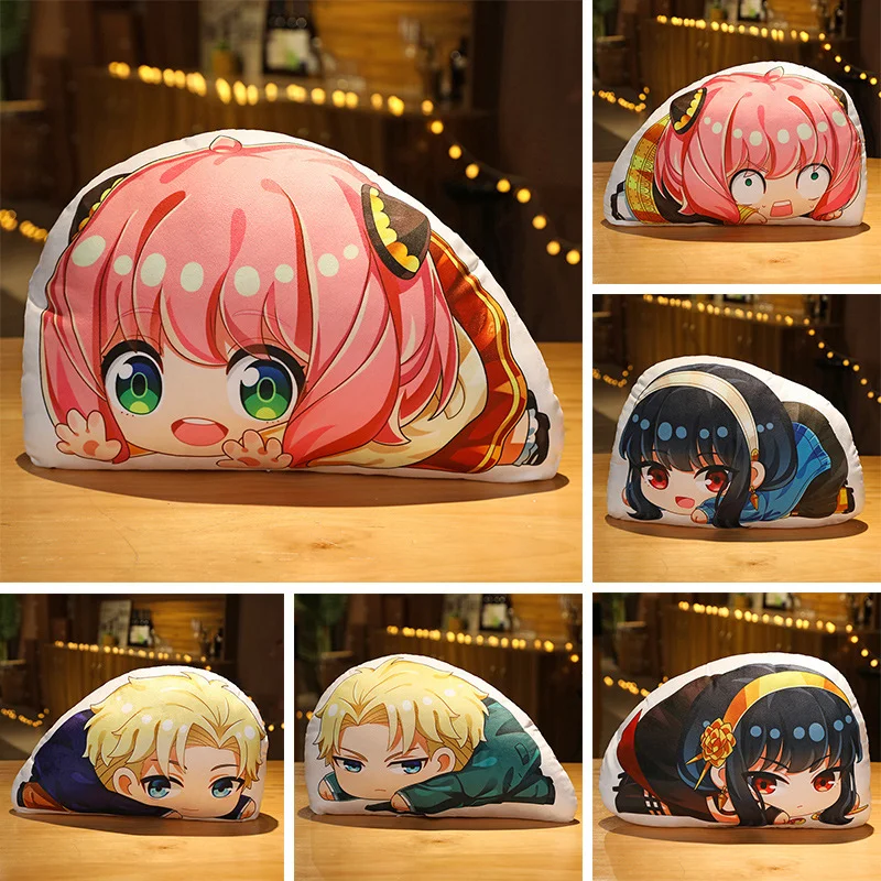 

SPY×FAMILY Double-sided Throw Pillows Anime Peripherals Plush Toy Dolls Two-dimensional Dolls Plush Pendant Holiday Gifts