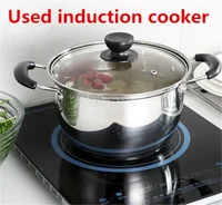 Marmite à soupe astronomique double en acier inoxydable, cuisson non magnétique, ustensiles de cuisine polyvalents, poêle antiarina, cuisinière à induction, marmite d'occasion 2