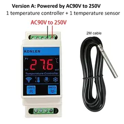 Smart WiFi Temperature Sensor & Thermostat (Power AC90V-250V)