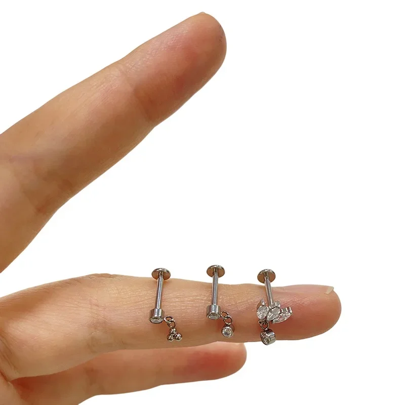 Stylish Titanium Ear Studs