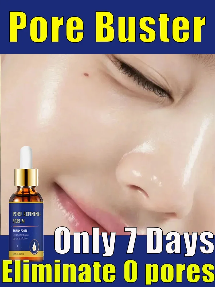 

Pore Skin Care Serum Facial Essence for Shrinking Pores Facial Pore Minimizing Moisturizing Acid Oil Control Firming