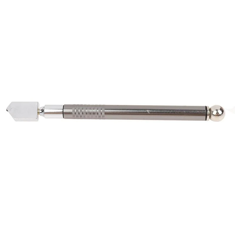 178mm Professional Oil Feed Glass Cutter Diamond Antislip Metal Handle Cutting Tools 5-12mm,glass cutter