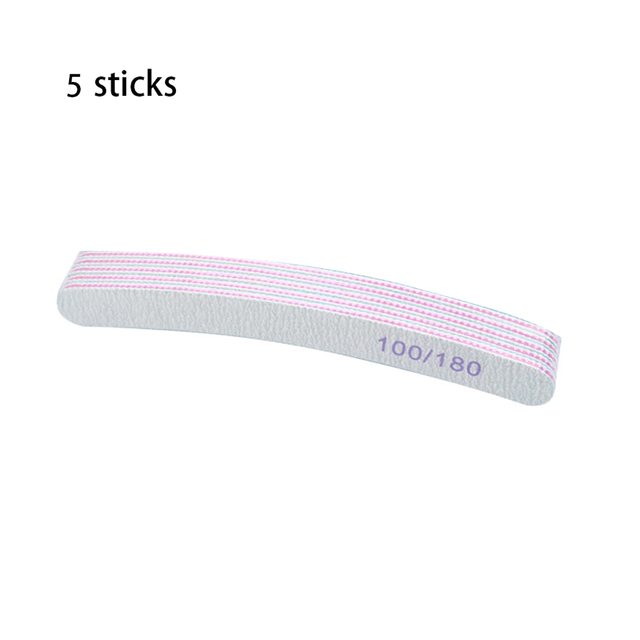 File 100 To 180 Manufacturers Buffs Lime-sand Nail Files 100x180 For Manicure Tools Professional Filer Touch Nail Remove