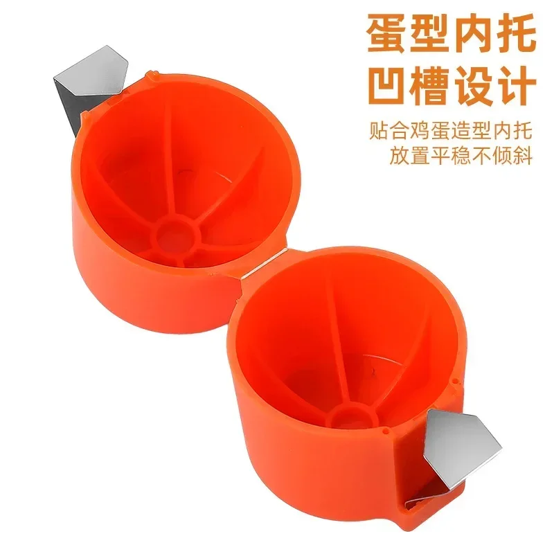 New Egg Shell Opener Portable Egg Opener Kitchen Handheld Shell Crusher Household Press Separator