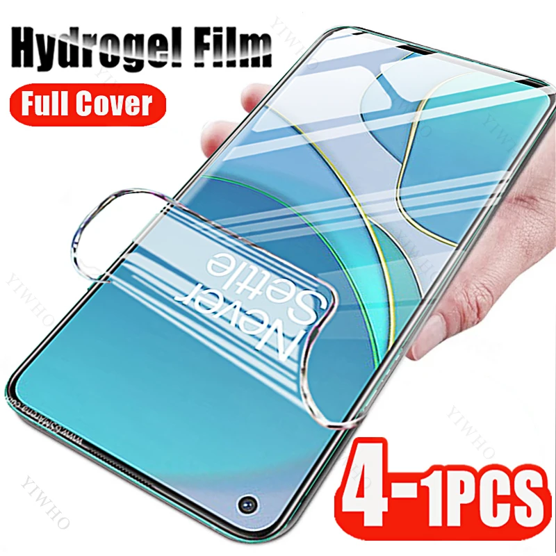 

Гидрогелевая пленка для OnePlus 8 8T + 8tplus 7 7T Pro, клей для защиты экрана, для Oneplus Ace AceRacing AcePro Ace2 Ace2V, 4-1 шт.