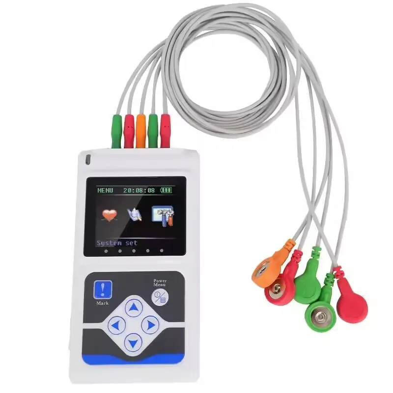 3 Channels ECG Holter Genuine CONTEC Dynamic ECG Monitor System, 24 hours Recorder TLC9803 Holter