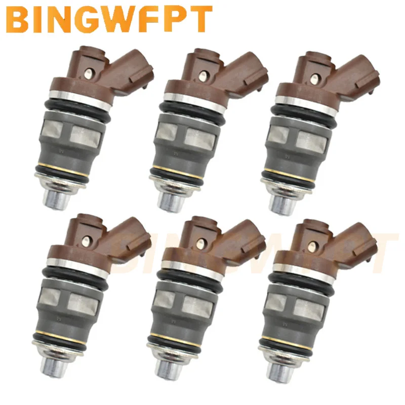 6X Hohe Leistung 840Cc E85 Kraftstoff Injektor Per Toyota Mr2 Celica Supra Turbo 3Sgte 1Jzgte 2Jzgte Kraftstoff Düse 1001-87092