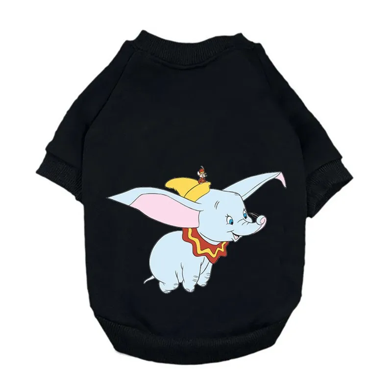 Disney Cartoon Pattern Pet Hoodie Mickey Mouse Dumbo Dog Print Jacket Outdoor Breathable Dog Set Small Medium-sized S-xxl Pet Clothes