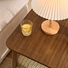 Mid-Century Side Table with Woven Shelf, Boho Side Table with Storage, Small Side Table for Living Room Couch Bedroom Patio 2