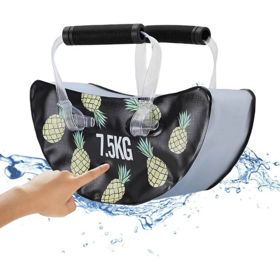 Travel Dumbbells, Water Filled Dumbbells Set, Fitness Exercise Dice 15 lbs, Portable Fitness Equipment, Fun for Strength Trainin