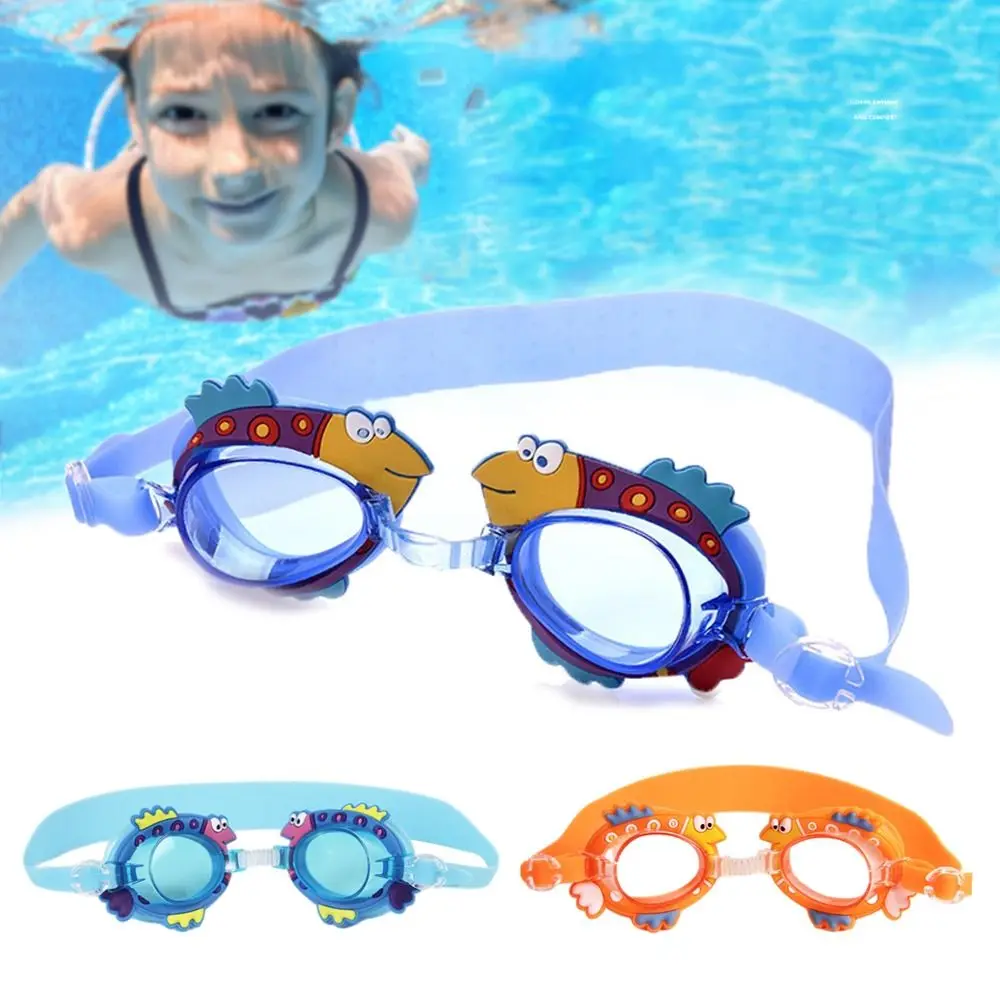 

Anti-Fog Kids Swimming Goggles Diving With Earplugs UV Protection Swimming Eyewear Portable Practical Eyeglasses Children