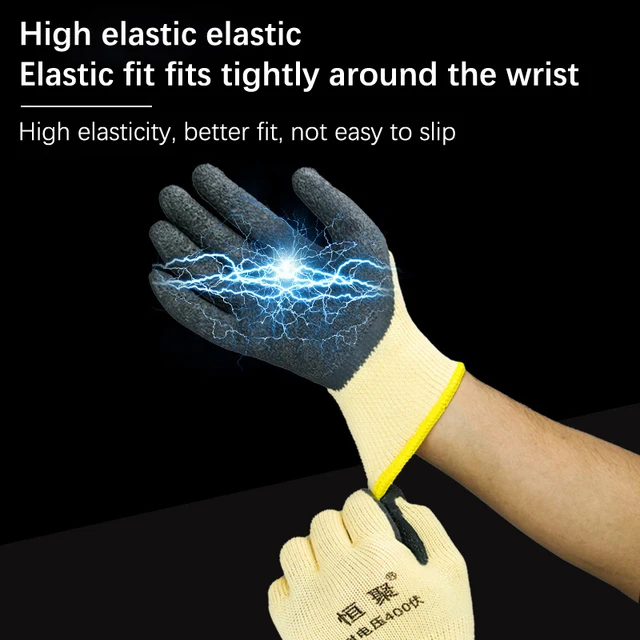 Electrician Work Gloves Protective Tool 400v Insulating Gloves 1 Pair Anti-electricity Low Voltage Security Protection Gloves 5