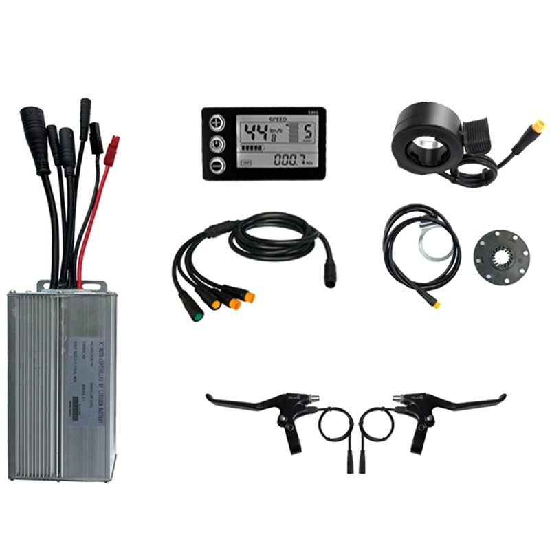 

For 1000W Motor Electric Bike Brushless Motor Controller Kit With S866 LCD Display Electric Bicycle Scooter Parts Component