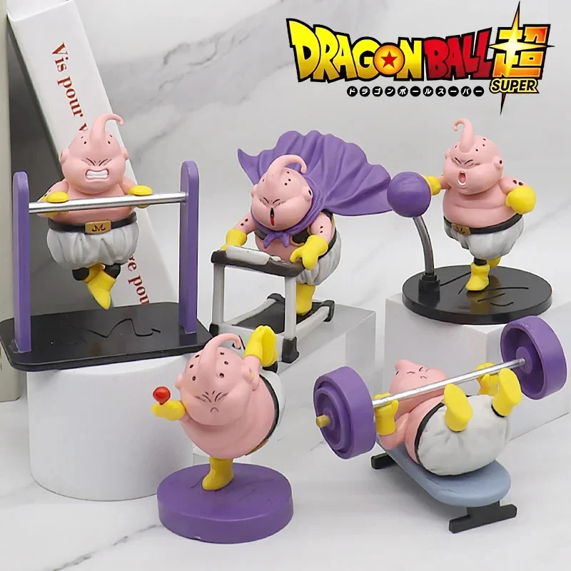 

Dragon Ball Majin Buu Action Figure Anime Periphery Pvc Doll Toys Cartoon Muscle Model Ornaments Cute Children Birthday Gift Hot