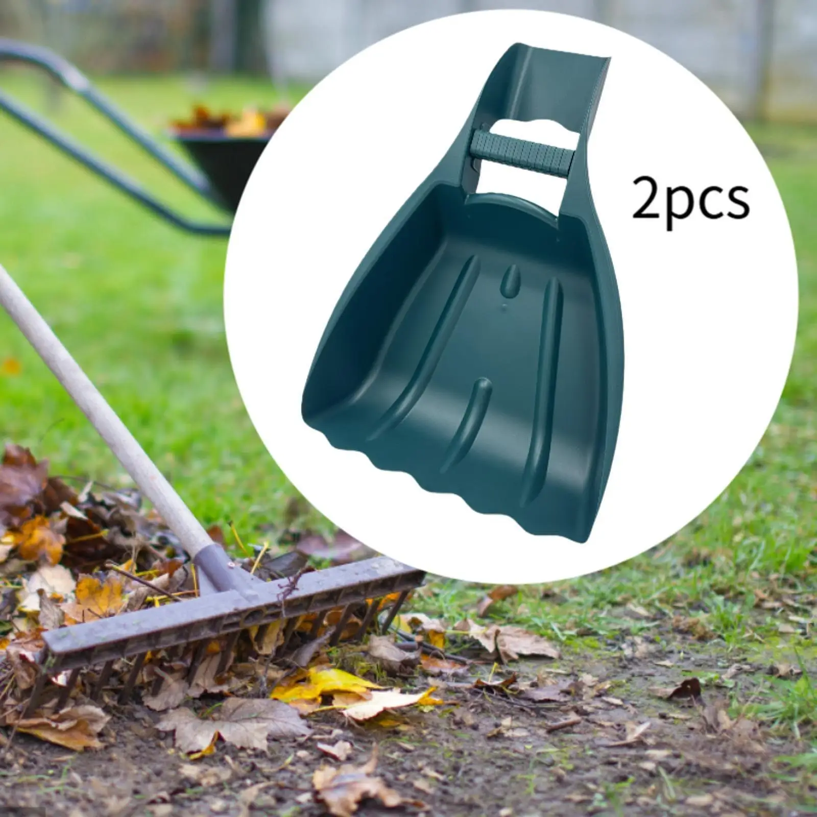 2Pcs Leaf Grabbers for Hands Leaf Scoops and Claws Hand Rakes Garden Yard Hand Scoops Leaves for Debris Farming Yard Work Lawns 4