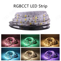 SMD 5050 RGB LED Strip Waterproof 5M 300LED DC 12V 24V CCT RGBCCT  RGBW RGBWW WHITE WARM WHITE NW Fita LED Light Strips Flexible - Image 5