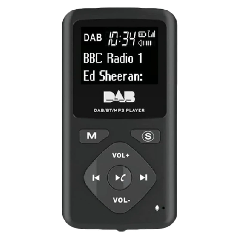 Sound Box Device DAB/DAB Digital Radio Bluetooth 4.0 Personal Pocket FM Mini Portable Radio Earphone MP3 Micro-USB for Home