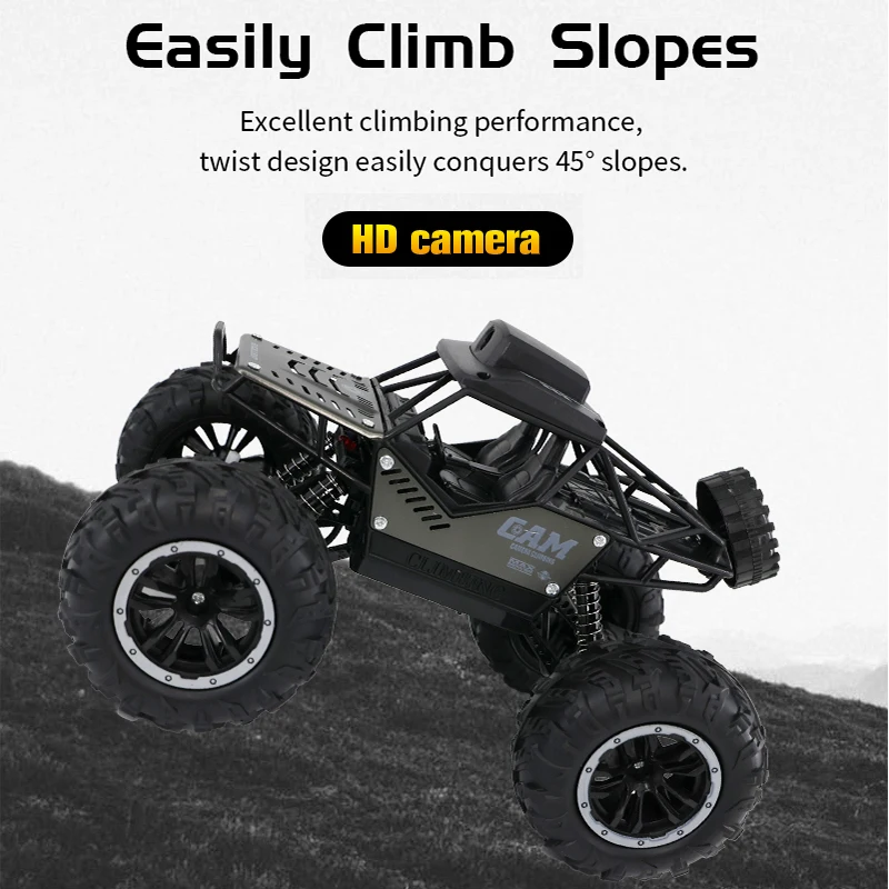 Voiture RC 4WD 1:16 tout-terrain 2.4GHz, 43€
