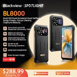 [World Premiere] Blackview BL8000 5G Rugged Smartphone 6.78