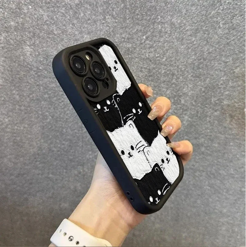 Adorable Bear Cat Design Protective Phone Case