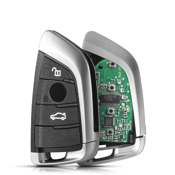 Chiave telecomando per BMW 1 3 5 7 Series X1 X3 X5 X6 X7 F CAS4 CAS4 FEM 2011-2017 ID49 3/4 pulsante 315/434/868MHZ - KEYYOU Keyless Go Car Key Fob per BMW 1 3 5 7 Series X1 X3