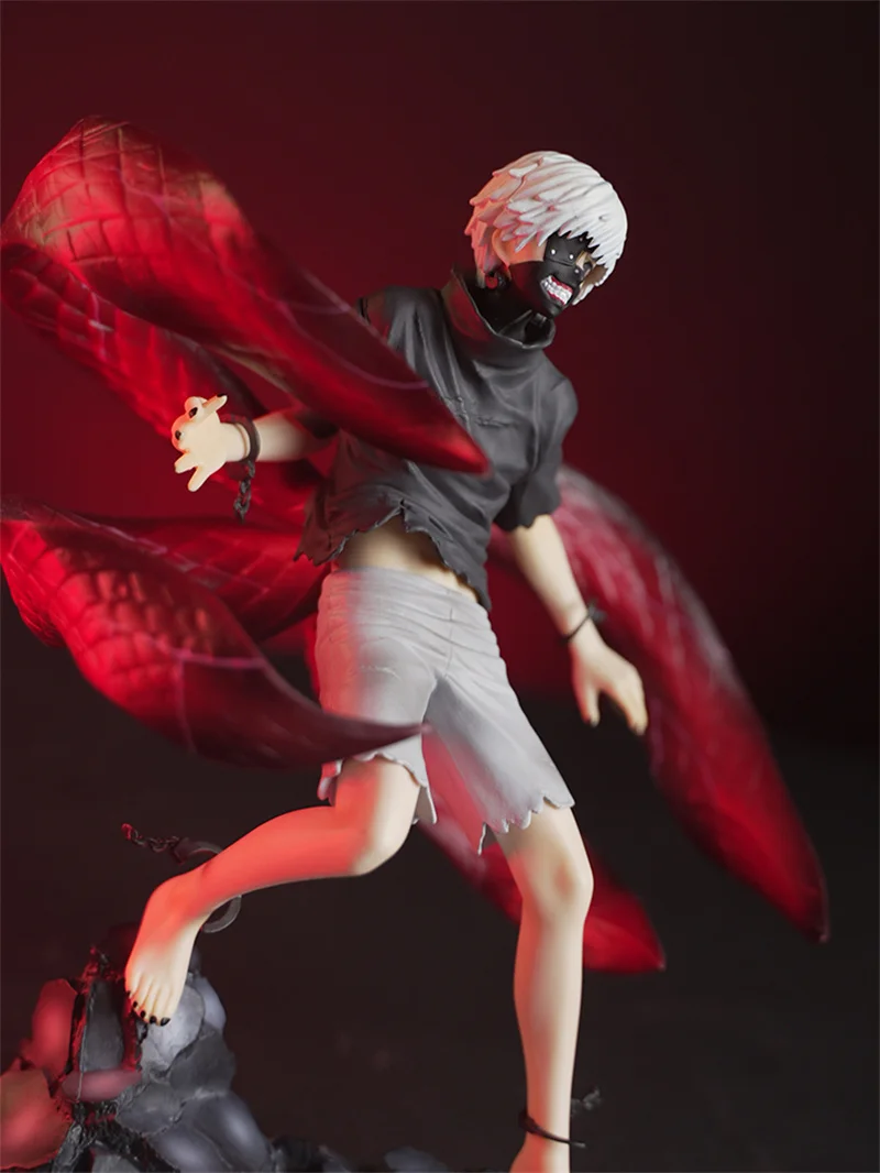 face oka 限定フィギュア　ken kagami好きにもオススメ 22cm Tokyo Ghoul Kaneki Ken Figure Mask Model Doll Anime Two