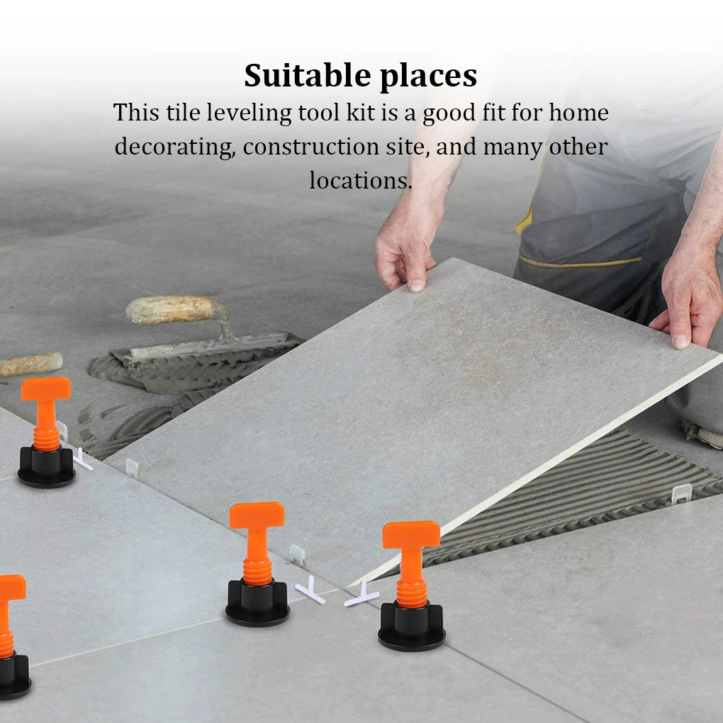

326 Pieces Set Professional Tile Leveling Tools Laying Wedges 1mm 2mm 3mm