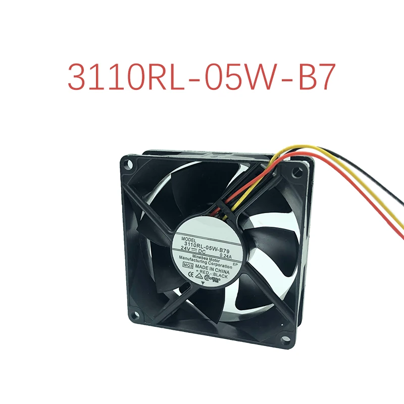 Для телефона 3110RL-05W-B79 F06 DC 24V 0.24A 80x80x25 мм вентилятор охлаждения сервера |