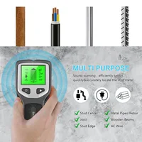 5-in-1 Stud Finder Hidden Wiring Detector Digital Handheld Wall Detector Live Wires Cable PVC Water Pipe Metal Finder Scanner 2