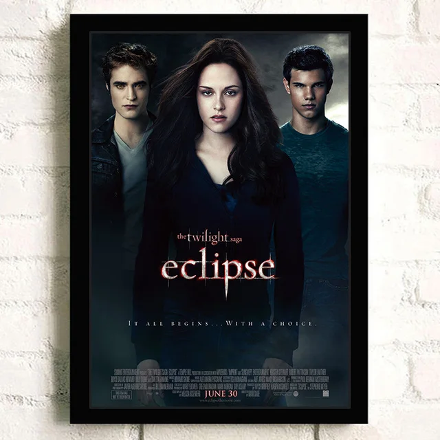 Classic Movie TV Film Twilight Vampire Bella Edward Wall Art Canvas Paintings Decoration Hotel Bar Cafe Room Posters Home Decor