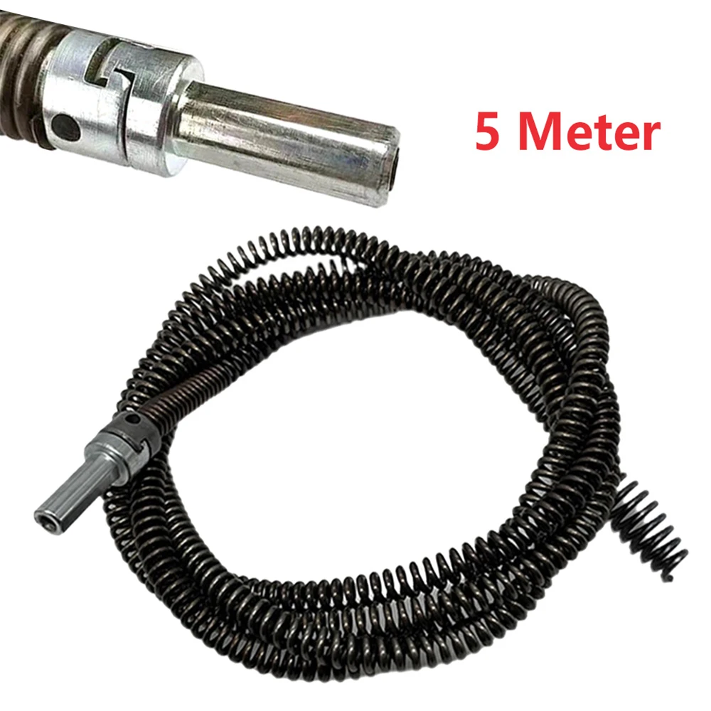 

5 Meter Electric Drill Pipe Dredging Tool Drill Drain Dredging For Kitchen And Bathroom Plumbing Spring Sink Cleaner Pipe Dredg