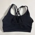Black sports bra