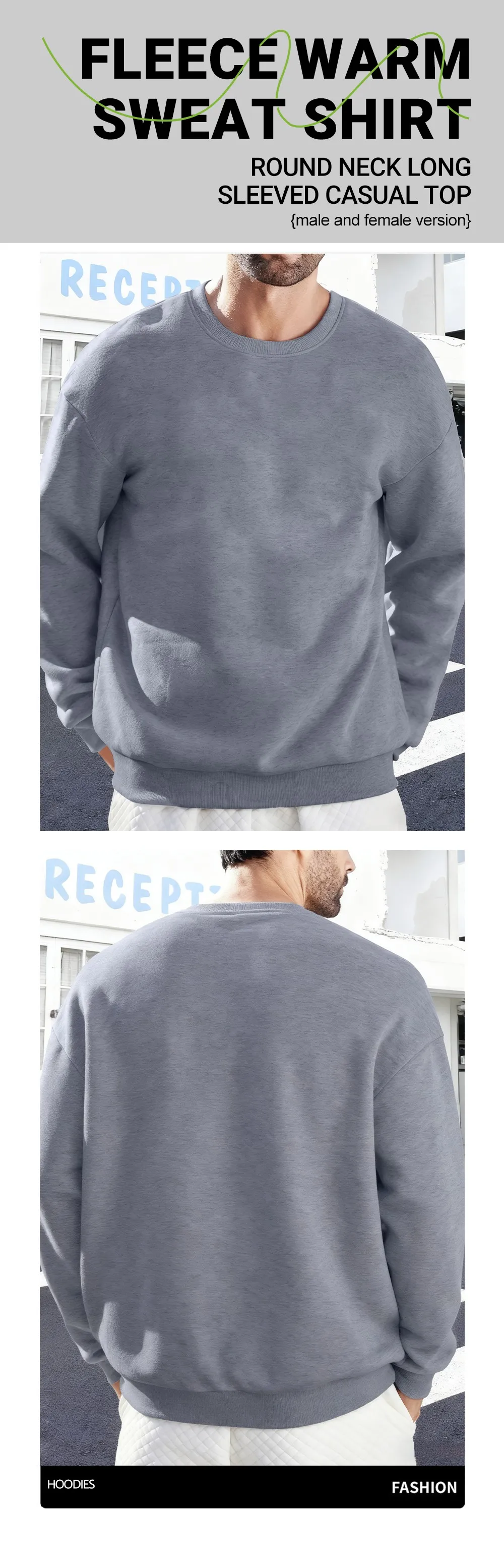 Shenandoah Virginia National Park Print Herren Pullover Vintage Warmes Sweatshirt Lässige weiche Kleidung Fleece Basic Loose Sportswear – Detail 1