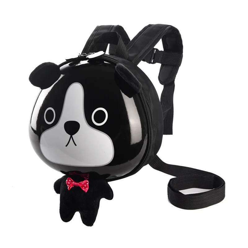 Kindergarten cartoon backpack children aged 1-3 boys girls with double shoulder anti loss backpack cute little chicken hard shel 3