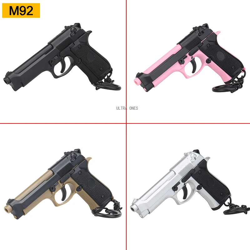 

Тактический Брелок для ключей, модель Mini M92, портативные украшения, съемное оружие, брелок для туризма, стрельбы, охоты, аксессуары