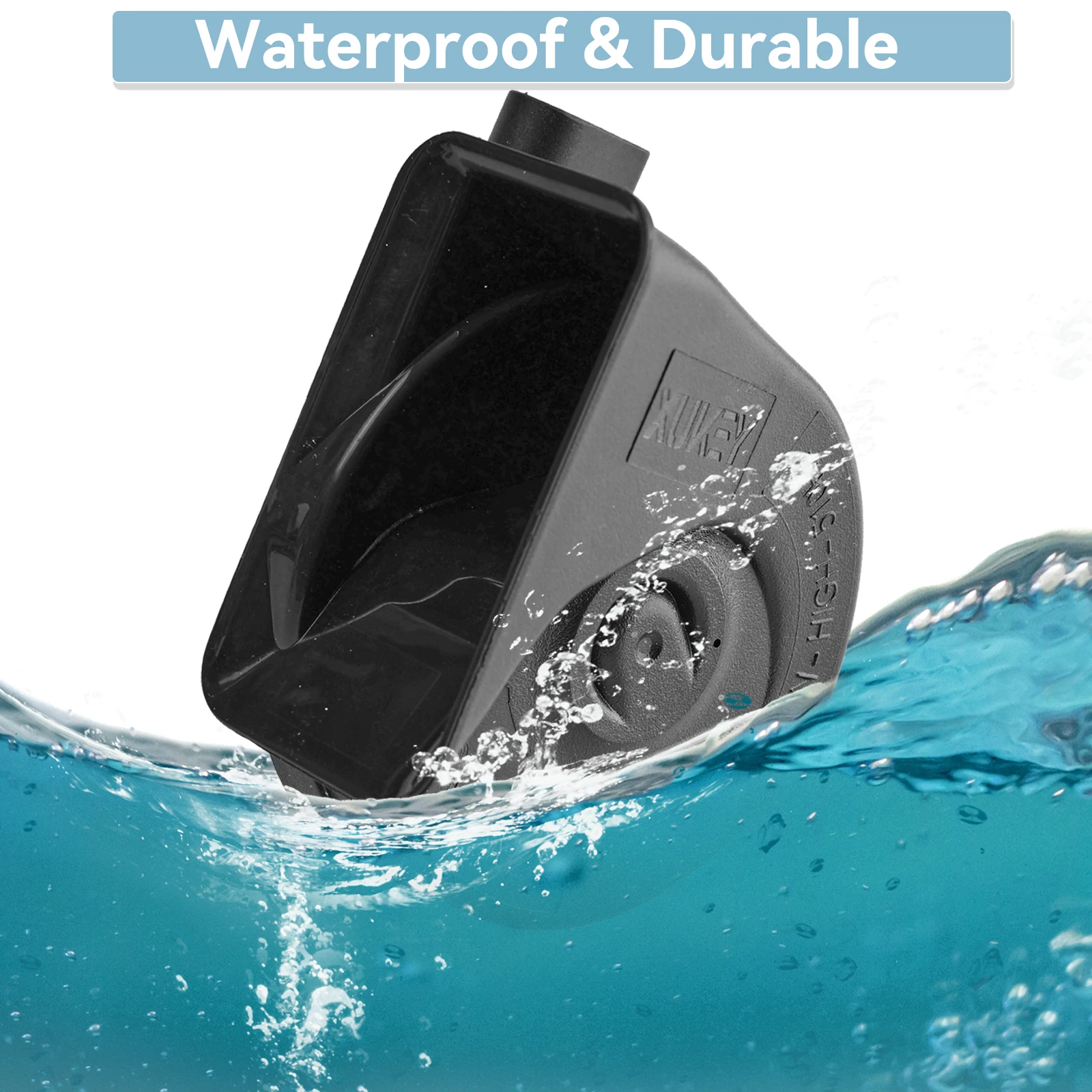 Dual Snail Horn 12V 110-125DB Waterproof High Low For VW CC Golf Jetta Polo Caddy Passat Touran Tiguan Touareg Sharan 5ND951221