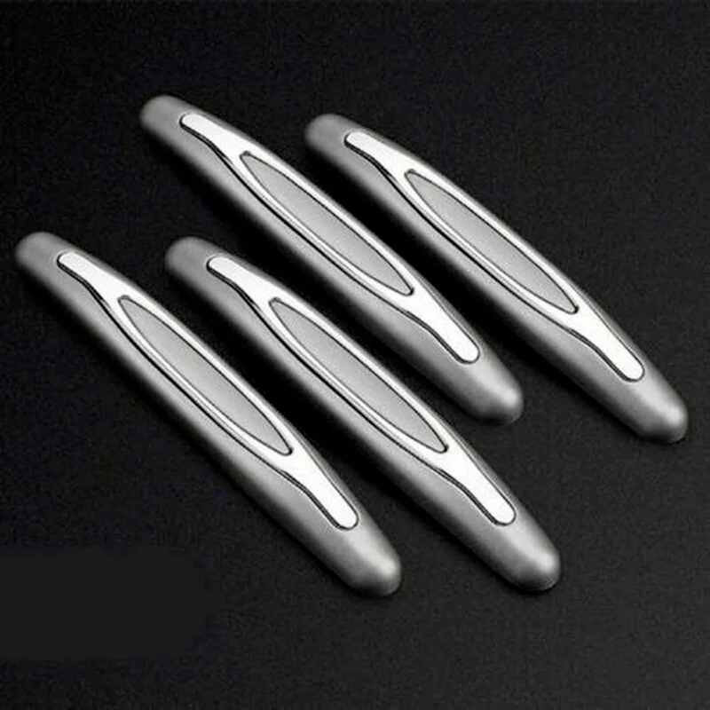 

4x Grey Auto Car Side Door Edge Guard Protecter Trim Sticker Anti-collision