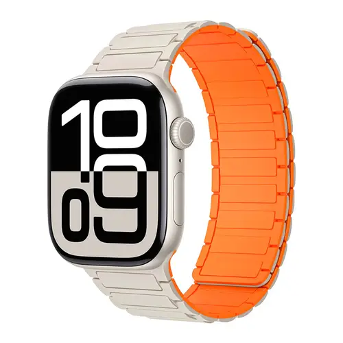 Magnetic Silicone Band for Apple Watch Ultra 3 2 49mm 46mm 42mm 45mm 44mm 40 41mm Strap IWatch Series 11 10 9 8 7 6 SE Bracelet - Image 25