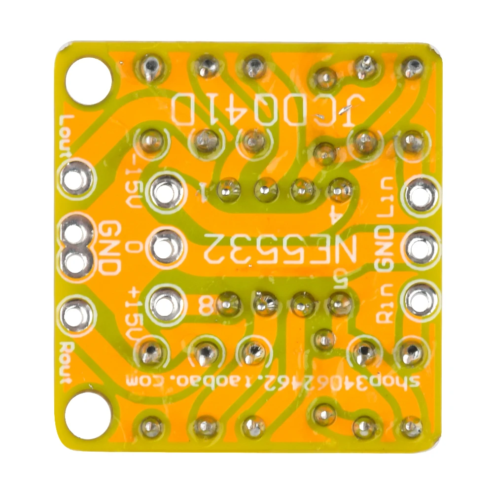 Dual OP Amp Board Preamp DC Amplification PCB Power Supply Module for NE5532 OPA2134 OPA2604 AD826