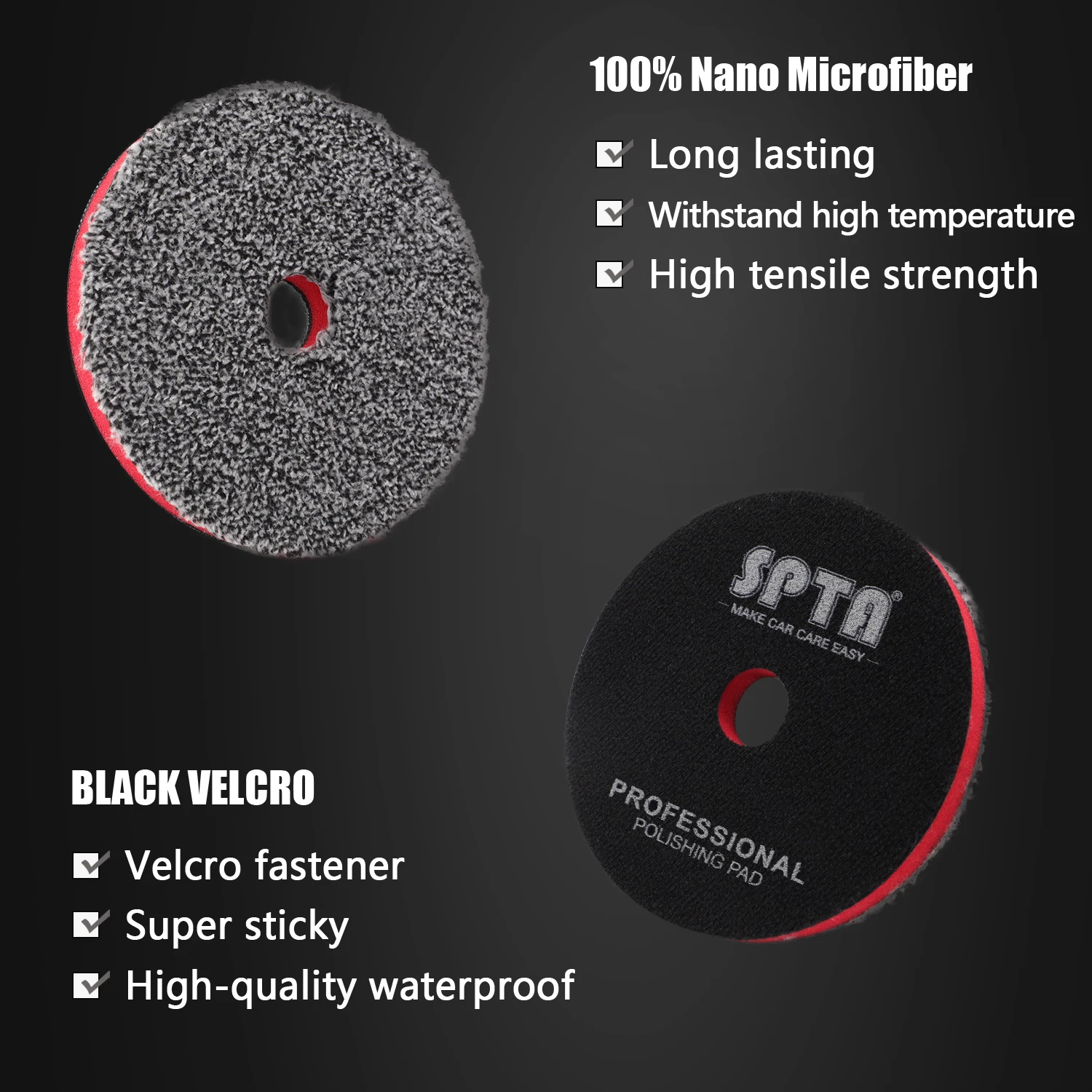 3"/5"/6" Microfiber Cutting Wax Removal Pad Detailing Wax Applicator Pad for Waxing/Polishing&Scratch and Vortex Removal Pad car polishing pad car polish pad car polishing sponge