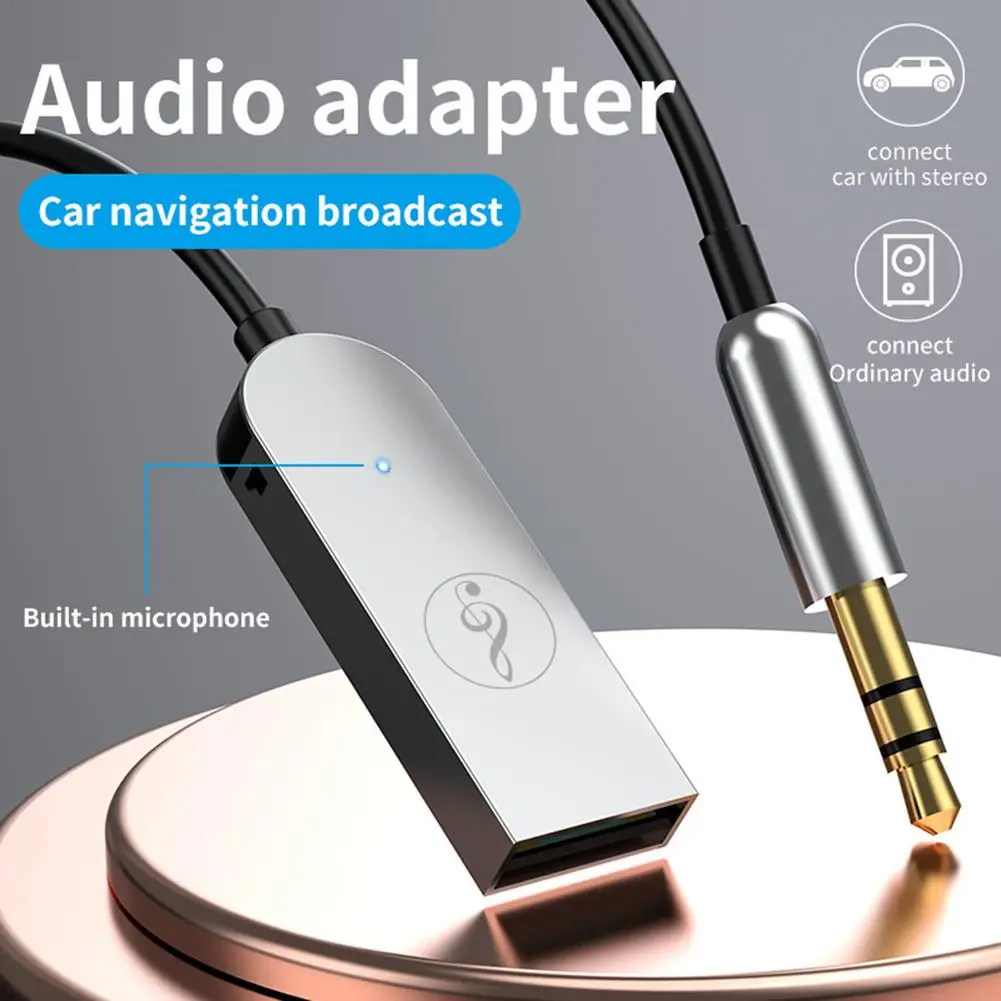 

Беспроводной приемник Bluetooth 5,0 адаптер громкой связи автомобильный динамик 3,5 мм разъем Aux аудио Музыка для автомобиля Bluetooth передатчик
