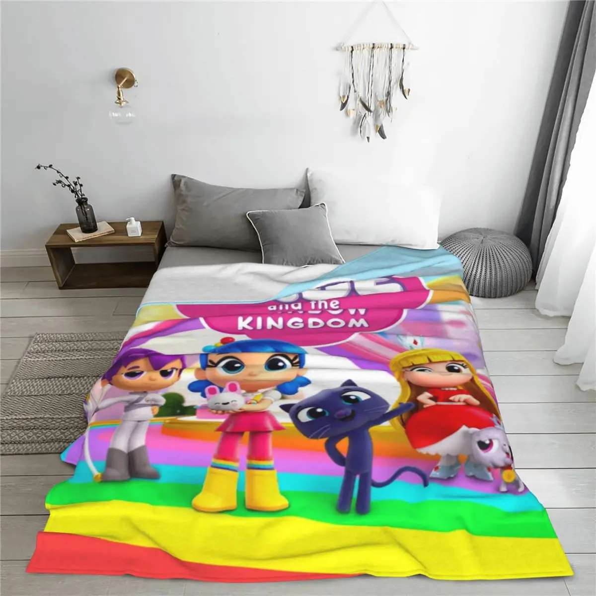 Throw Blanket True And The Rainbow Kingdom Micro Fleece Blanket Four Sizes Cartoon Warm For Bedroom Nice Gift 3