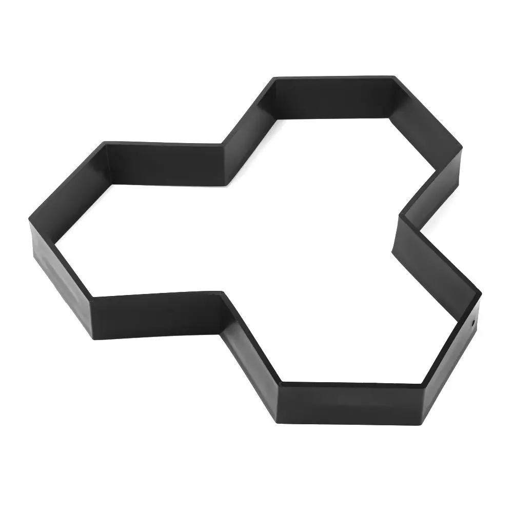 Floor Pavement Lawn Decoration Beton Brick Maker Concrete Molds Cement Mould DIY Garden Path Variety Shapes