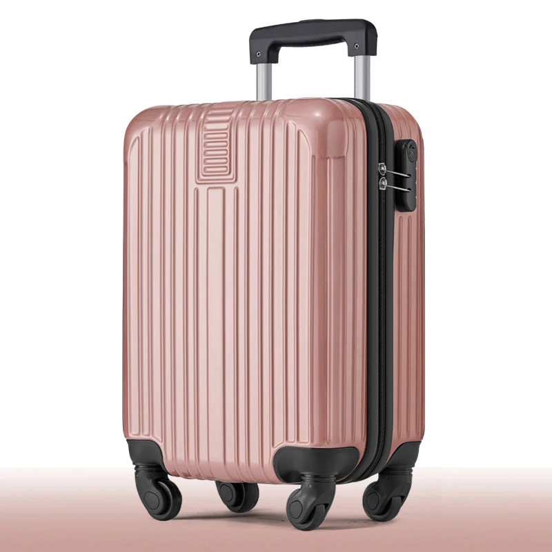 Estuche de equipaje de metal de aluminio, Maleta de negocios, bolsa de carro de moda para viajar, cabina de avión, juego de equipaje de carro