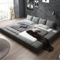 Chambre Unique lit esthétique moderne tête de lit Double enfants lit dormir 180x200 Muebles Para dortoir accessoires pour la maison 1