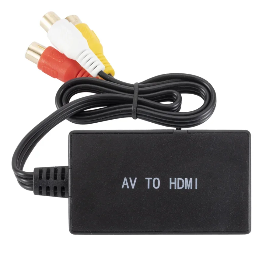 RCA to HDMI-compatible Adapter AV2HDMI-compatible Audio Vdieo Converter Support