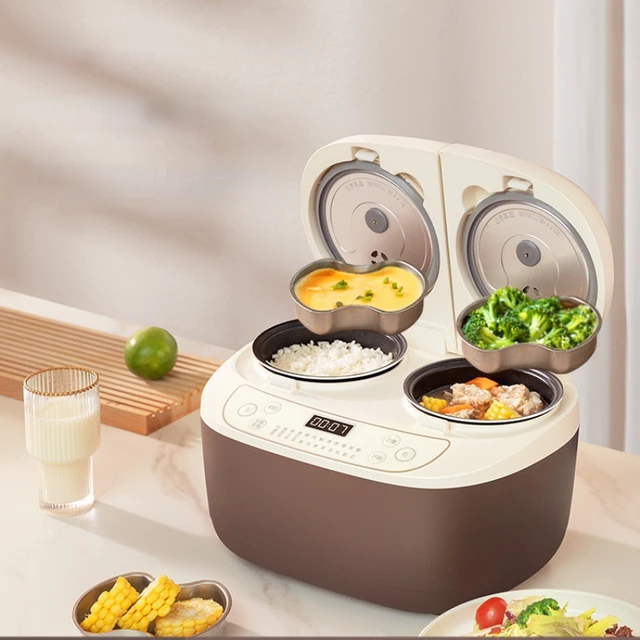 Supor Rice Cooker 2 Inner Pots 4l Multi Functional Smart Mini Rice Cookers  Automatic Dual Control Multicooker Micropressure 220v - Rice Cookers -  AliExpress